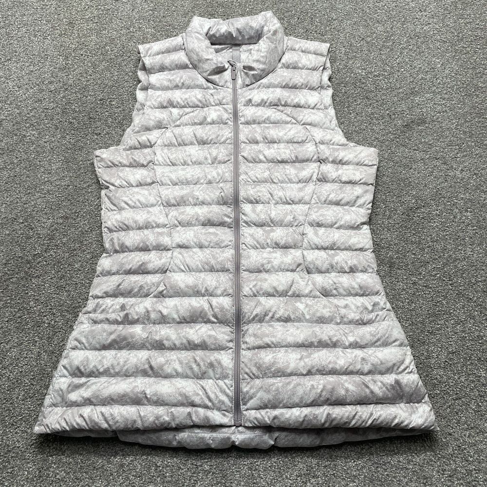 lululemon athletica Light Gray Quilted Packable Vest